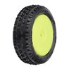 Pro-Line Racing 1/18 Wedge Front Carpet Mini-B Tires Mounted 8mm Yellow Wheels (2)