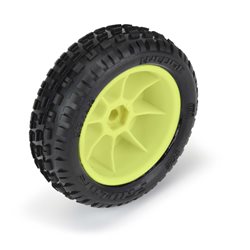 Wedge Carpet Tires MTD Yellow Mini-B Front