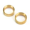 1/24 Brass Internal Bead-Loc Rings F/R (2)