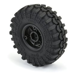 1/24 Super Swamper F/R 1.0 Tires MTD 7mm Blk (4)