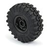 1/24 Super Swamper F/R 1.0 Tires MTD 7mm Blk (4)