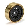 1/24 Rock Shooter Brass F/R 1.0 7mm Whl (2) Blk