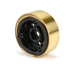 1/24 Rock Shooter Brass F/R 1.0 7mm Whl (2) Blk