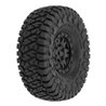 Toyo Open Country R/T Trail 1.0" Tires Mounted on Mini Impulse Black Internal Bead-Loc 7mm Hex Wheels (4) for SCX24 Front or Rea