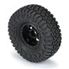 Toyo Open Country R/T Trail 1.0" Tires Mounted on Mini Impulse Black Internal Bead-Loc 7mm Hex Wheels (4) for SCX24 Front or Rea