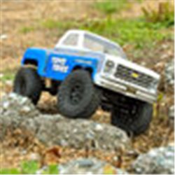 Toyo Open Country R/T Trail 1.0" Tires Mounted on Mini Impulse Black Internal Bead-Loc 7mm Hex Wheels (4) for SCX24 Front or Rea