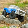 Toyo Open Country R/T Trail 1.0" Tires Mounted on Mini Impulse Black Internal Bead-Loc 7mm Hex Wheels (4) for SCX24 Front or Rea