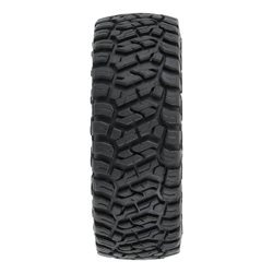 Toyo Open Country R/T Trail 1.0" Tires Mounted on Mini Impulse Black Internal Bead-Loc 7mm Hex Wheels (4) for SCX24 Front or Rea