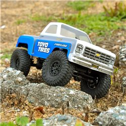 Toyo Open Country R/T Trail 1.0" Tires Mounted on Mini Impulse Black Internal Bead-Loc 7mm Hex Wheels (4) for SCX24 Front or Rea