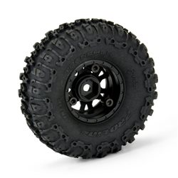 1/24 Trencher F/R 1.0 Trs MTD 7mm Blk Impulse (4)