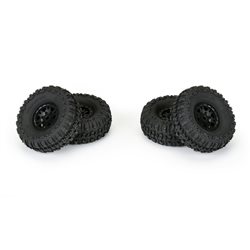 1/24 Trencher F/R 1.0 Trs MTD 7mm Blk Impulse (4)