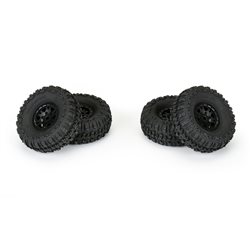 1/24 Trencher F/R 1.0 Trs MTD 7mm Blk Impulse (4)