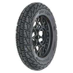 Hot Lap S3 Motorcycle Front Tire Mounted on Black Supermoto Wheel for Promoto-MX Front