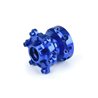 Pro-Spec Aluminum Front Hub, Blue: Promoto-MX