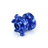 Pro-Spec Aluminum Front Hub, Blue: Promoto-MX