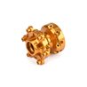 Pro-Spec Aluminum Front Hub, Gold: Promoto-MX