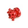 Pro-Spec Aluminum Front Hub, Red: Promoto-MX