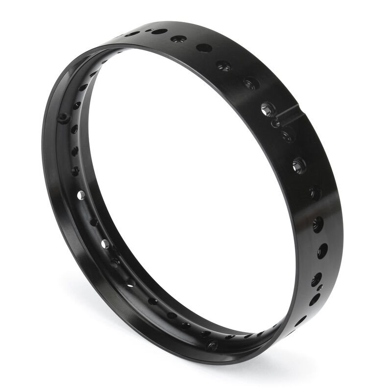 Pro-Spec Aluminum Front Rim, Black: Promoto-MX