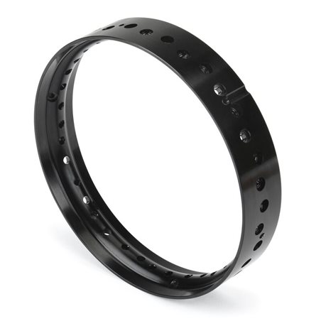 Pro-Spec Aluminum Front Rim, Black: Promoto-MX