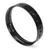 Pro-Spec Aluminum Front Rim, Black: Promoto-MX