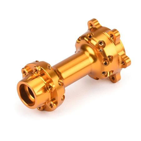 Pro-Spec Aluminum Rear Hub, Gold: Promoto-MX