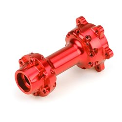 Pro-Spec Aluminum Rear Hub, Red: Promoto-MX