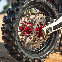 Pro-Spec Aluminum Rear Rim, Black: Promoto-MX