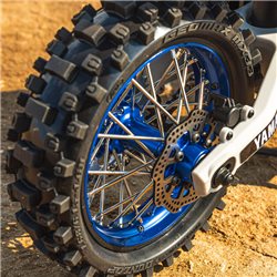 Pro-Spec Aluminum Rear Rim, Blue: Promoto-MX