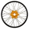1/4 Pro-Spec Aluminum V2 Bead Front Wheel, Assembled, Black/Gold: Promoto-MX