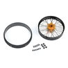 1/4 Pro-Spec Aluminum V2 Bead Front Wheel, Assembled, Black/Gold: Promoto-MX