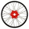 1/4 Pro-Spec Aluminum V2 Bead Front Wheel, Assembled, Black/Red: Promoto-MX