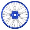 1/4 Pro-Spec Aluminum V2 Bead Front Wheel, Assembled, Blue: Promoto-MX