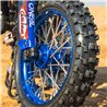 1/4 Pro-Spec Aluminum V2 Bead Front Wheel, Assembled, Blue: Promoto-MX