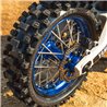 1/4 Pro-Spec Aluminum V2 Bead Rear Wheel, Assembled, Blue: Promoto-MX
