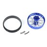 1/4 Pro-Spec Aluminum V2 Bead Rear Wheel, Assembled, Blue: Promoto-MX