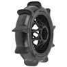 Roost MX Sand/Snow Paddle Motorcycle Tire Mounted on Black Wheel for Promoto-MX Rear