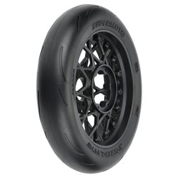 1/4 Supermoto Tire Front MTD Black Wheel: PM-MX