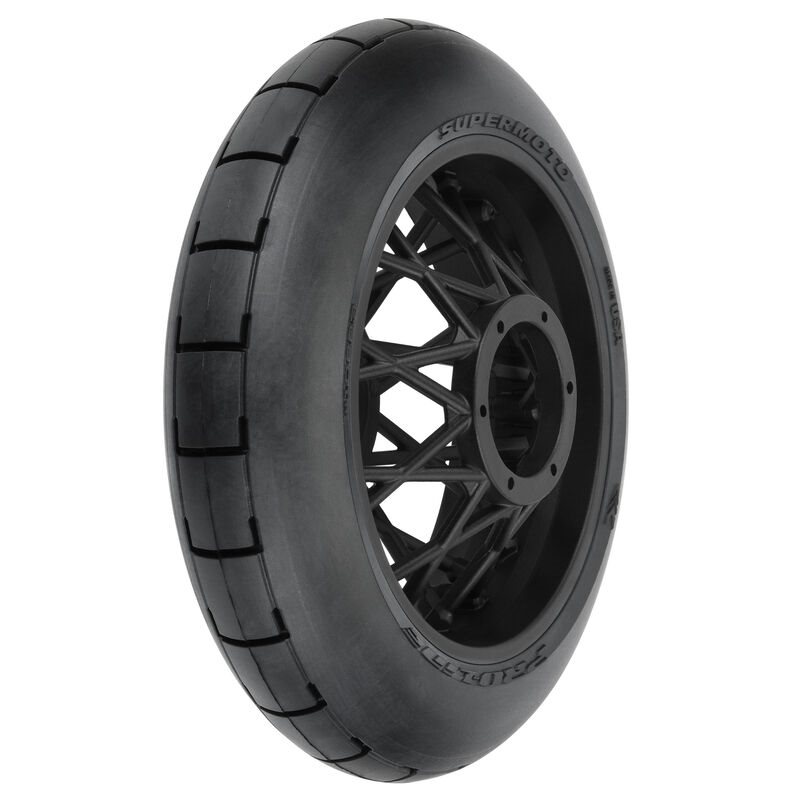 1/4 Supermoto Tire Rear MTD Black Wheel: PM-MX