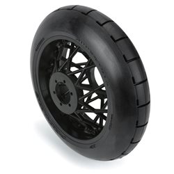 1/4 Supermoto Tire Rear MTD Black Wheel: PM-MX