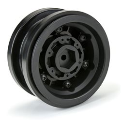 Black Rhino Armory Gunmetal 2.9" Aluminum Dual Offset (+5/+10) Wheels for Axial SCX6