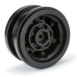 Black Rhino Armory Gunmetal 2.9" Aluminum Dual Offset (+5/+10) Wheels for Axial SCX6