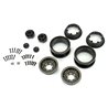 Black Rhino Armory Gunmetal 2.9" Aluminum Dual Offset (+5/+10) Wheels for Axial SCX6
