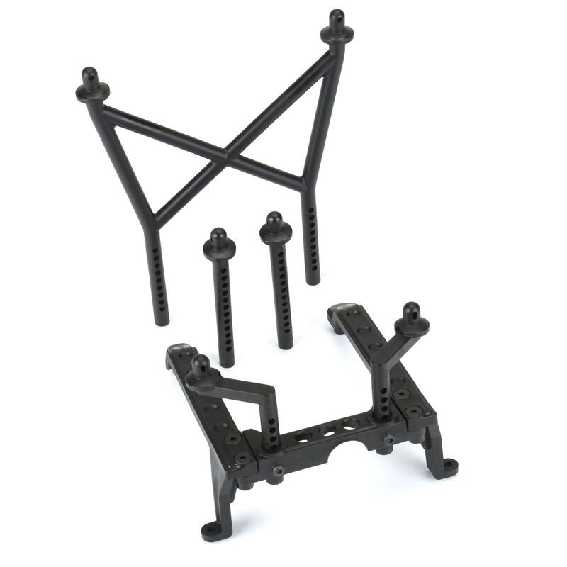 Extended Front and Rear Body Mounts for SCX6