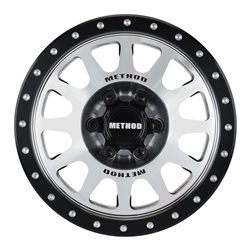 Pro-Line Racing 1/6 Method 305 Alum F/R 2.9 +2 Offset SCX6 Wheel Faces (2) Silver