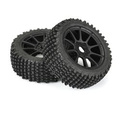 1/8 Gladiator M2 Fr/Rr BgyTire MTD Blk Mach 10 (2)