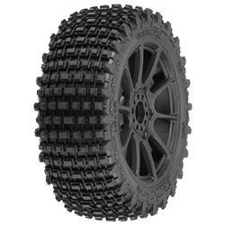 1/8 Gladiator M2 Fr/Rr BgyTire MTD Blk Mach 10 (2)