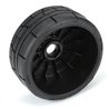 Menace HP BELTED Speed Run 1:8 Tires Mounted on Mach 10 Black 17mm Wheels (2) for Front or Rear