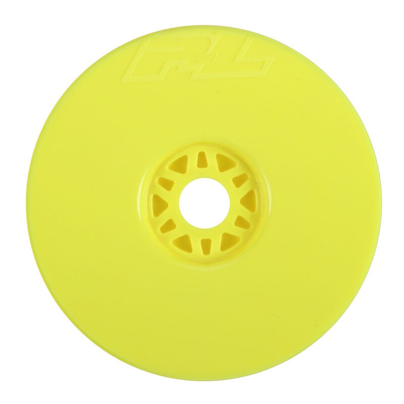 1/8 Velocity V2 Buggy Wheel, Fr & R, Yellow (4)