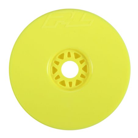 1/8 Velocity V2 Buggy Wheel, Fr & R, Yellow (4)