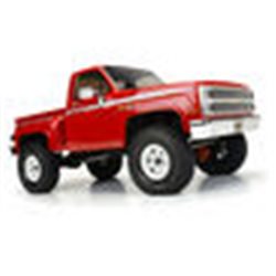 1982 Chevy K-10 Clear Body Set w/Scale Molded Accs